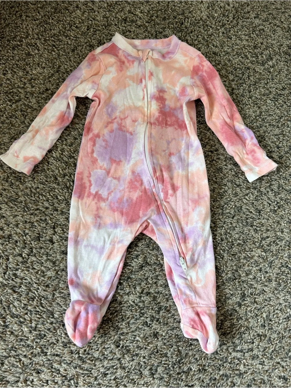 Baby Girl Footed One-Piece Sleepers - 5 Pack